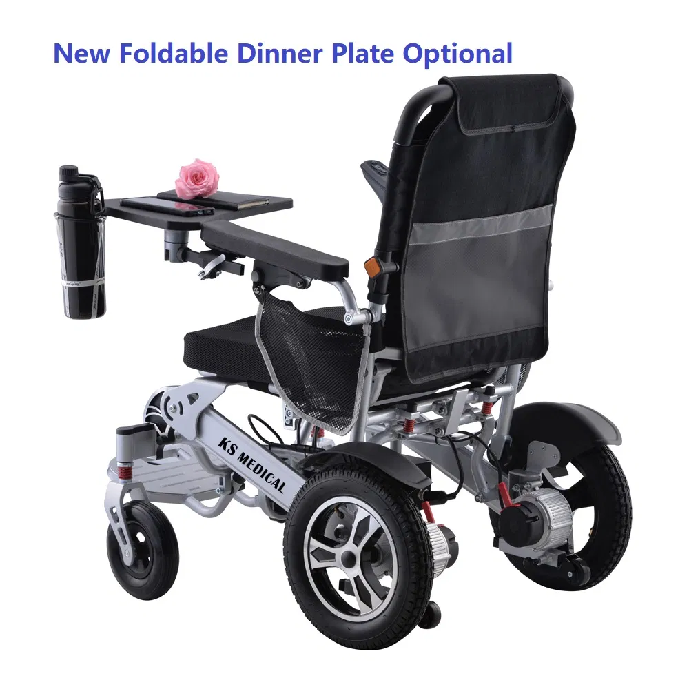 Ksm-606af Automatic Folding Smart Electric Remote Power Wheelchair Intelligent Wheel Chairs for Disabled