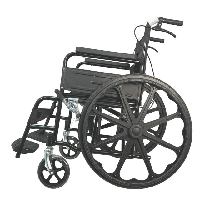 Manual Wheelchair for Elderly Pregnant Women Disabled-Folding Lightweight Portable Installation-Free CE Certified