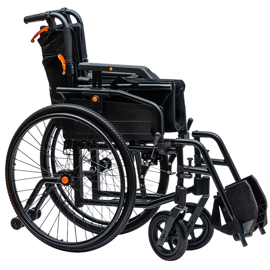 Foldable for Car Trunk Lightweight Aluminum Mobility Aid Manual Wheelchair