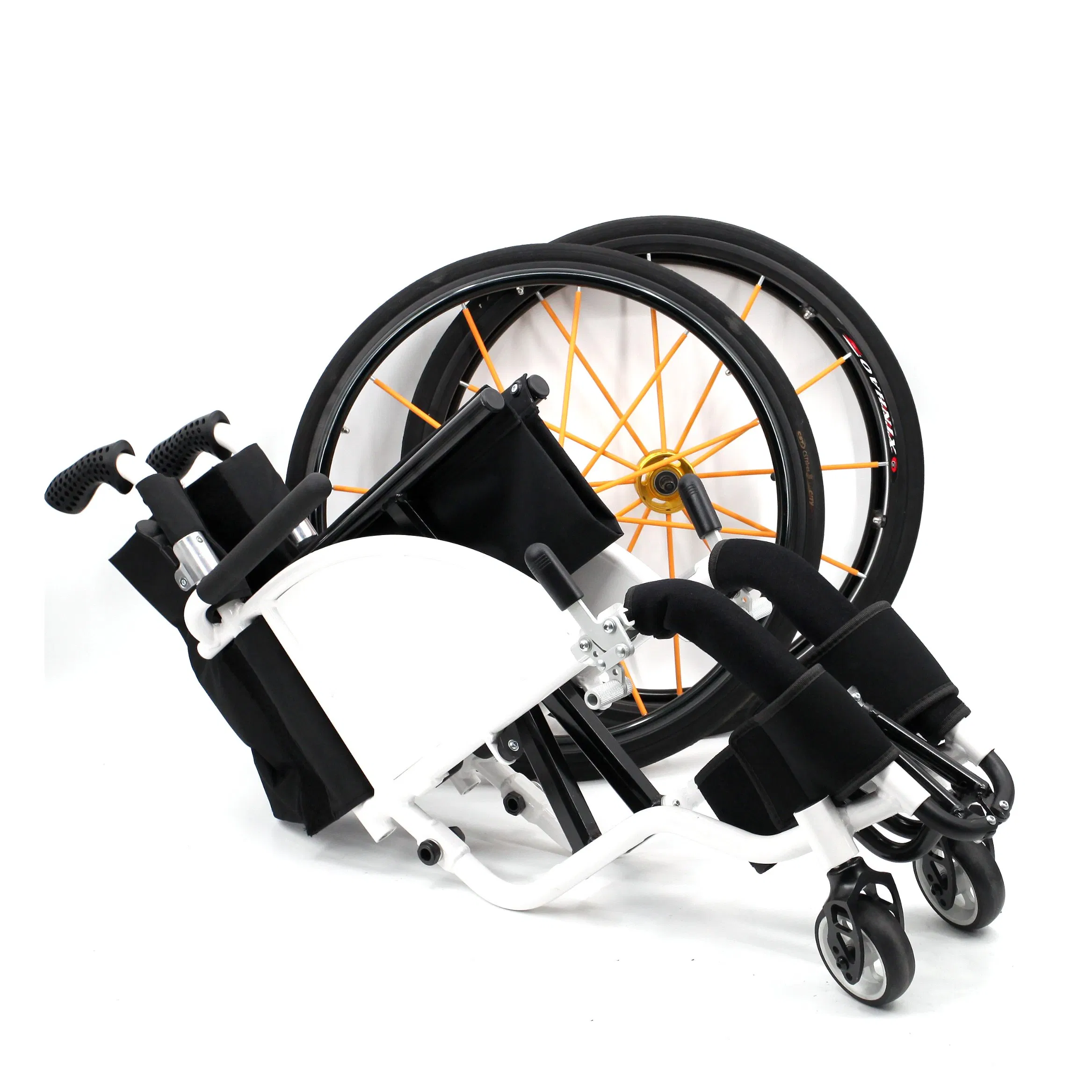 Ultralight Aluminum Recreational Leisure and Sports Wheelchair for Adult with Quick Release Rear Wheel