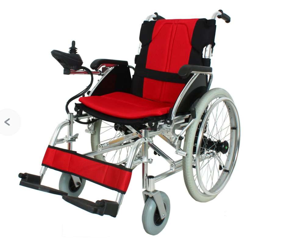 Outdoor Aluminium Auto Folding Electric Power Wheelchair with Power Motor
