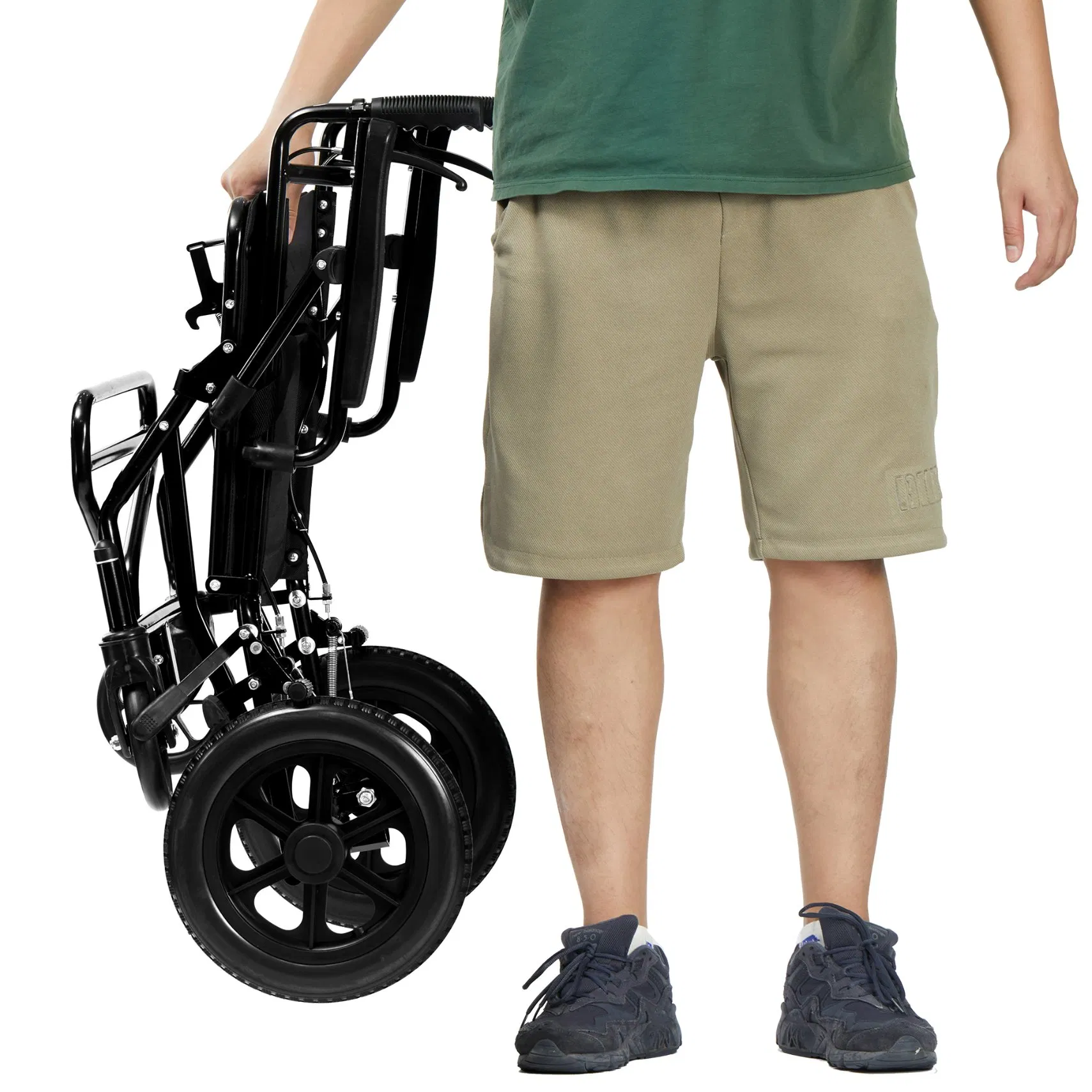 Customized ISO Approved All Terrain Beach Prices Cheap Used Manual Wheelchair Foldable Bc-Mld3