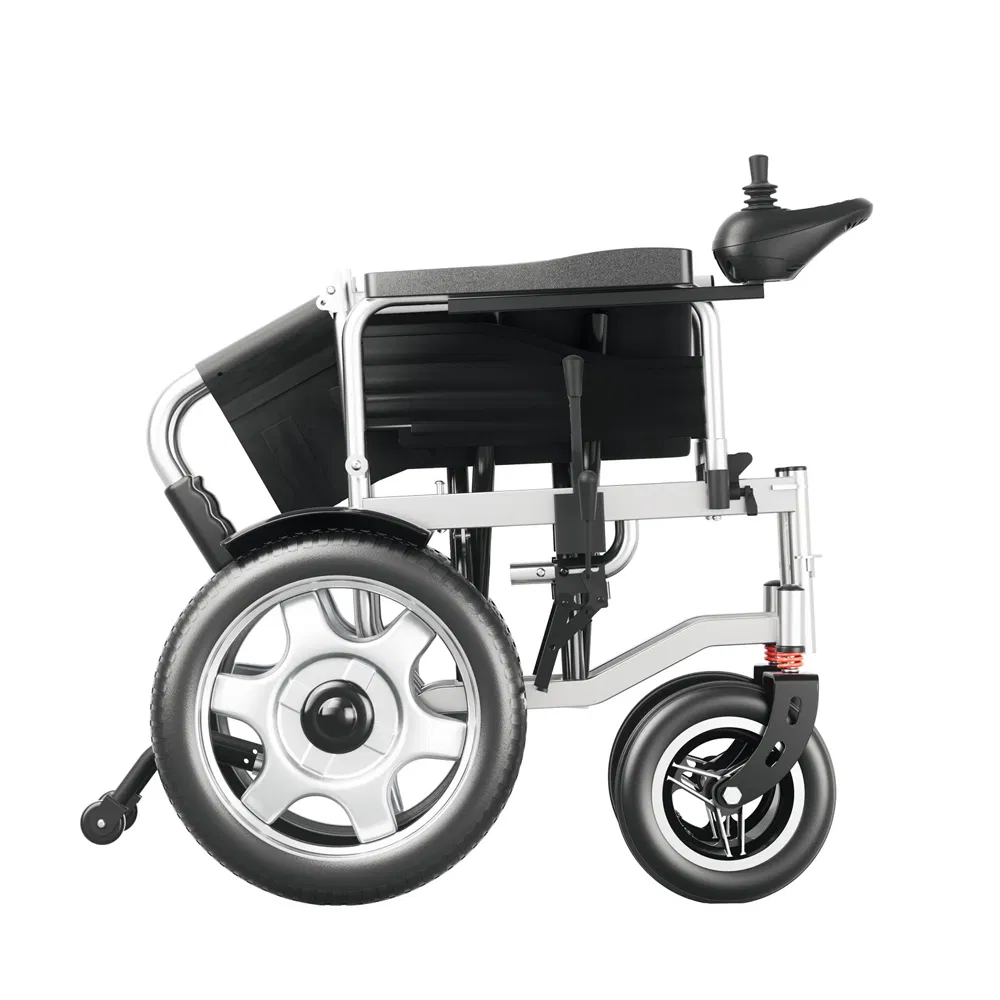 Sillas De Ruedas Electricas Medical Active Motorised Ultra Lightweight Folding Electric Powered Wheelchair Wheel Chair Manufacturer for Disabled and Pediatric