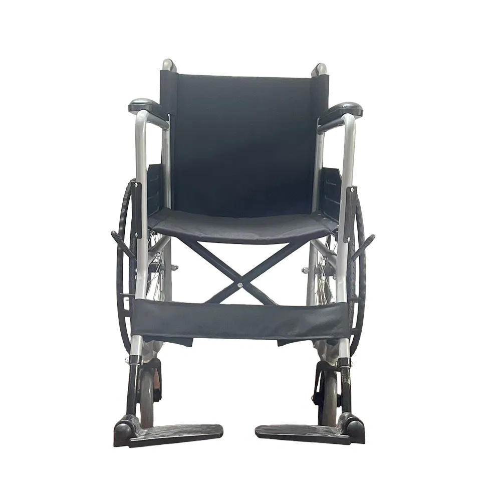 Anti-Tippers Leg Rest Manual Fold Metal Aluminum Reclining &amp; Tilt-in-Space Frame Hospital Handicapped Commode Wheelchair