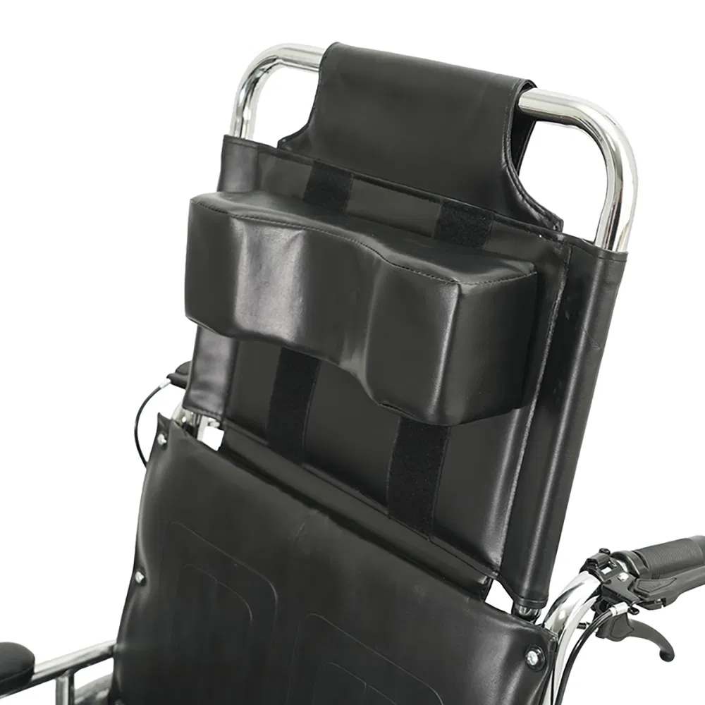 Tilt in Space Recliner Wheelchair with Commode &amp; Table