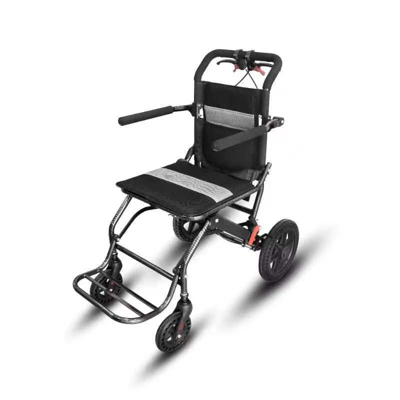 8.5kg Travelling Lightweight Folding Hospital Manual Wheelchair