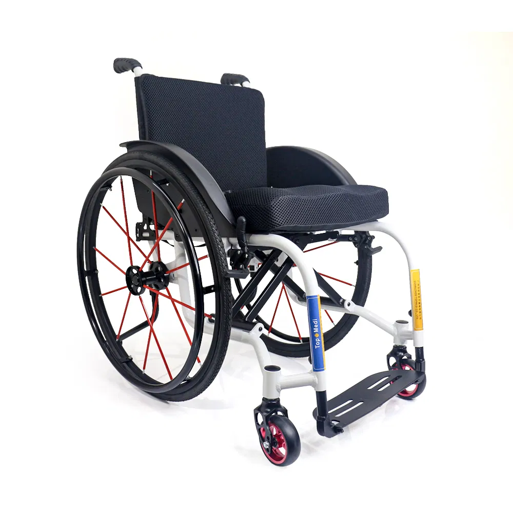 Quick Release Rear Wheels Manual Lightweight Professional Leisure Sports Wheelchair