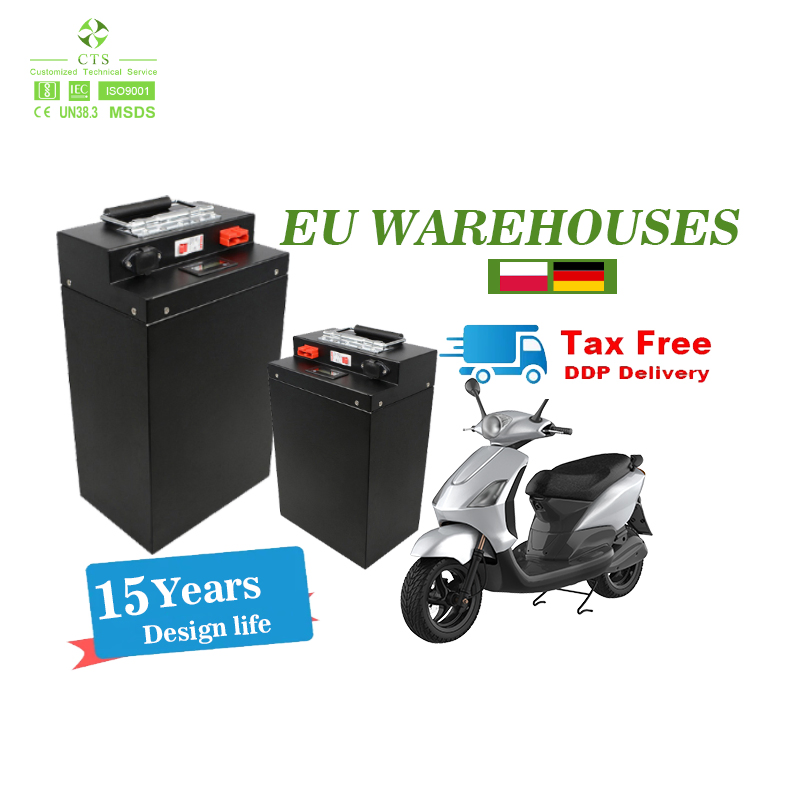 96V 30ah 40ah Solar-Ready Lithium Regenerative Charging Compatible for Green Mobility