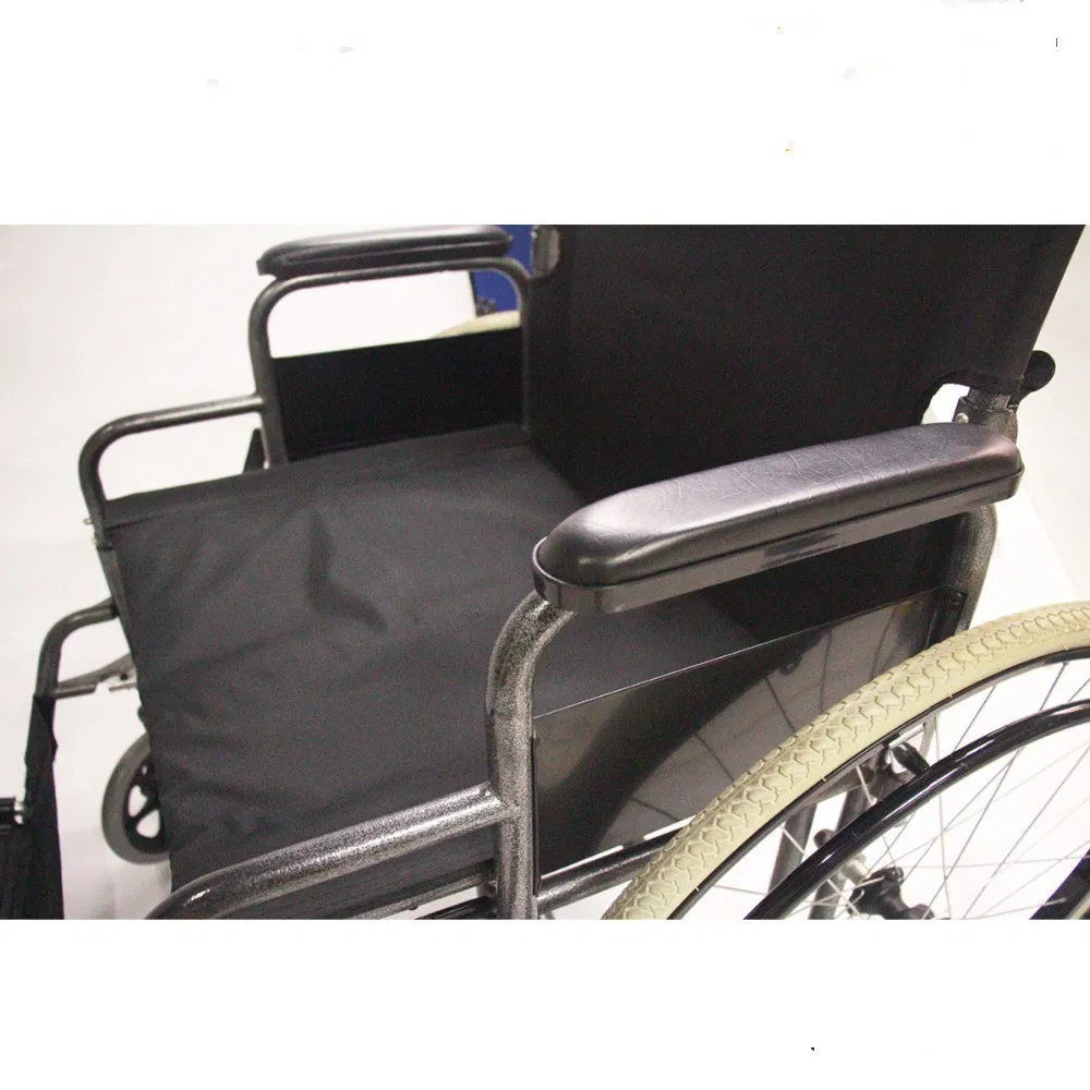 Larger Seat Width Heavy Duty Bariatric Manual Folding Steel Wheel Chair Guangzhou Topmedi