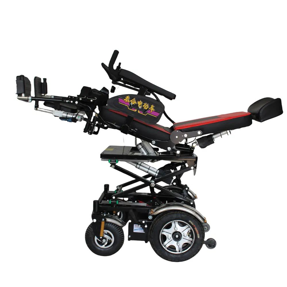 Disabled Medical Equipment Reclining Lifting Standing up Automatic Electric Wheelchair