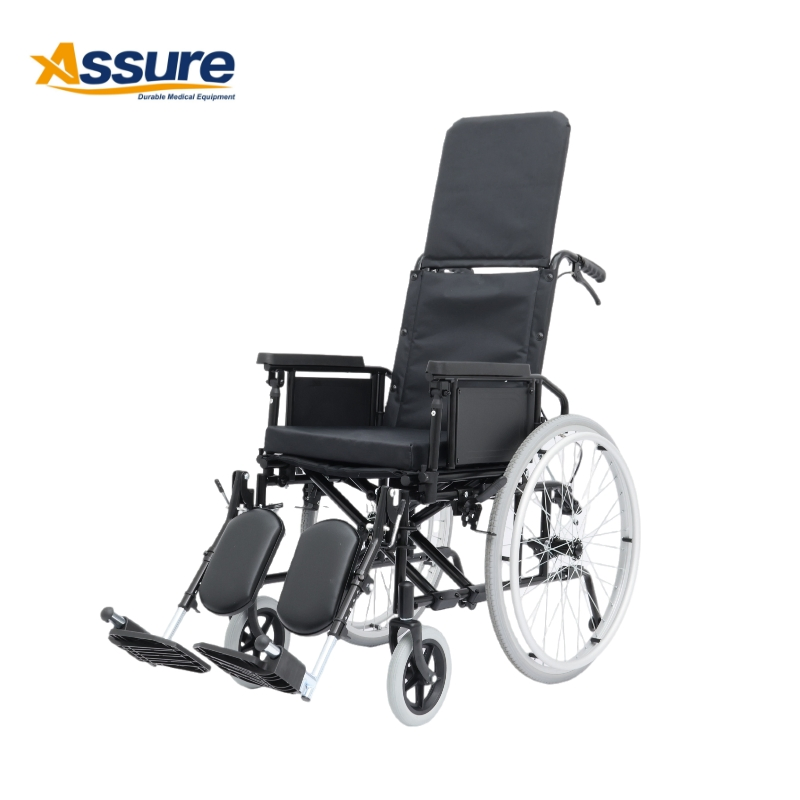 China High Quality Multi-Width Reclining Wheelchair Reinforced Frame Support