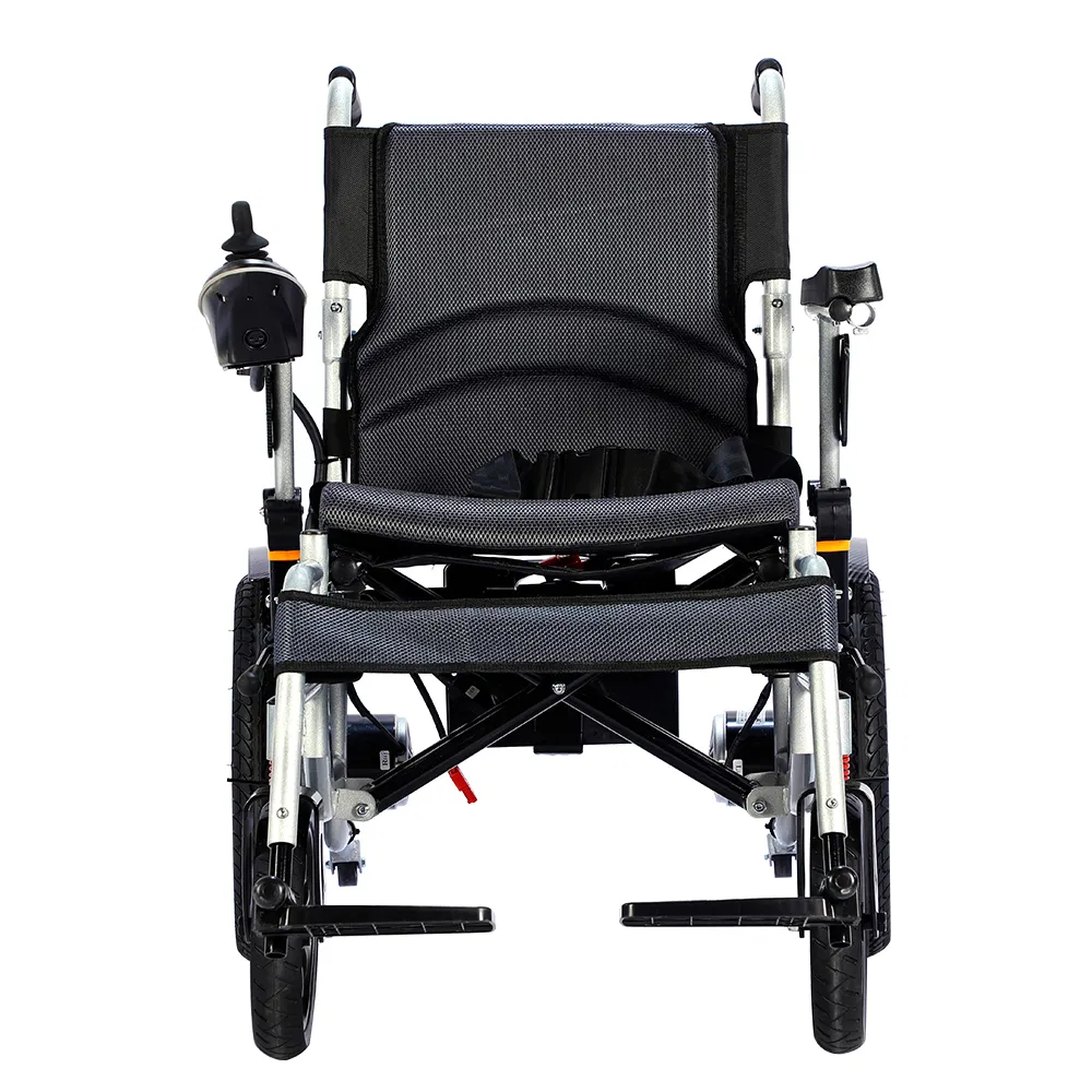 Wide Powerchair Best Indoor Walking Aids Mobility Power Folding Wheelchair for Elderly