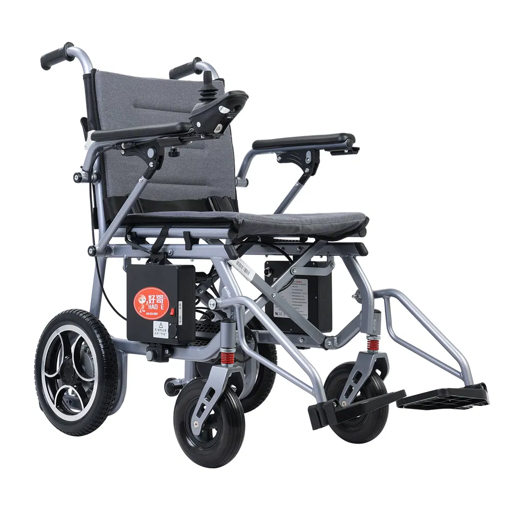 Factory Hot Sales Foldable Electric Wheelchair Cheap Lightweight Power Wheel Chair