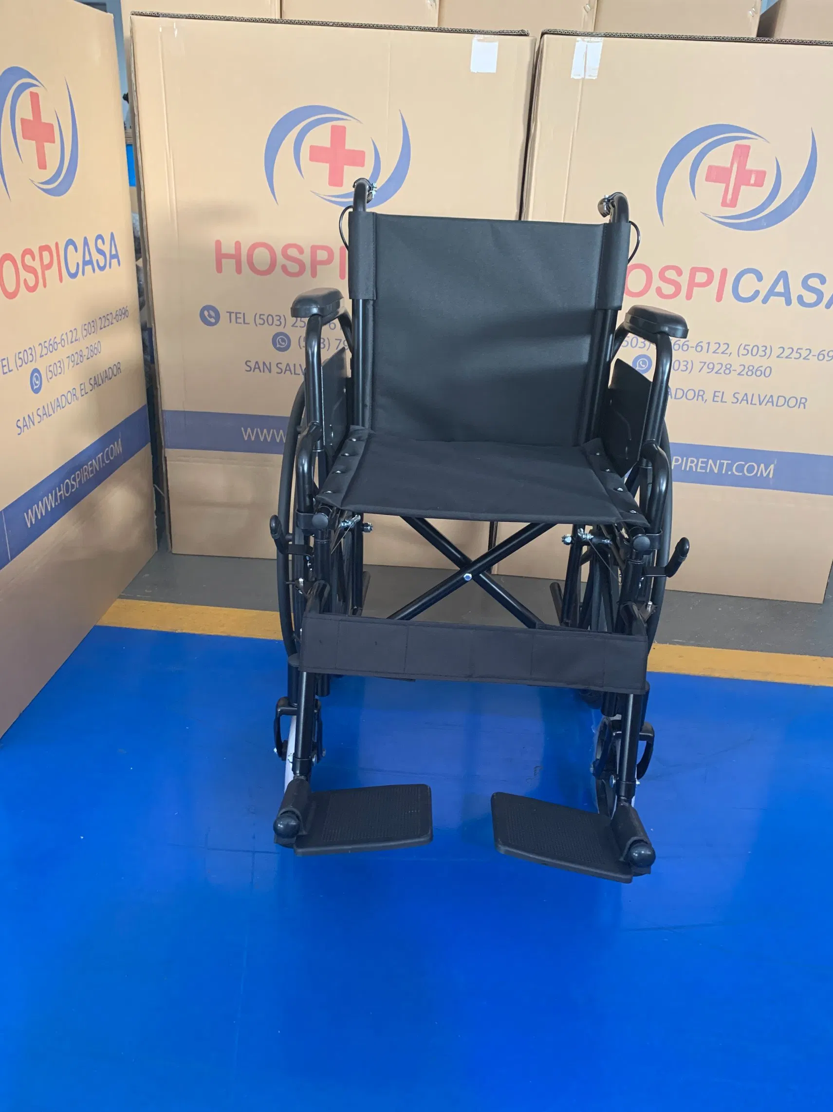 Outdoor Folding Medical Transport Children Wheel Chair Manual Sillas De Ruedas Transferencia Wheelchair with Hand Brakes for Disabled People