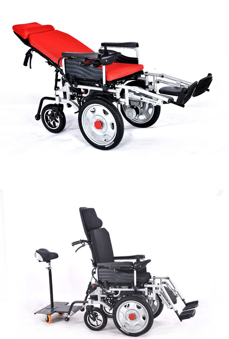 Outdoor Aluminium Auto Folding Electric Power Wheelchair with Power Motor