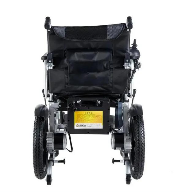 China Folding Steel Baichen Foldable Manual Fold up Wheelchairs Lightweight All Terrain Electric Wheelchair