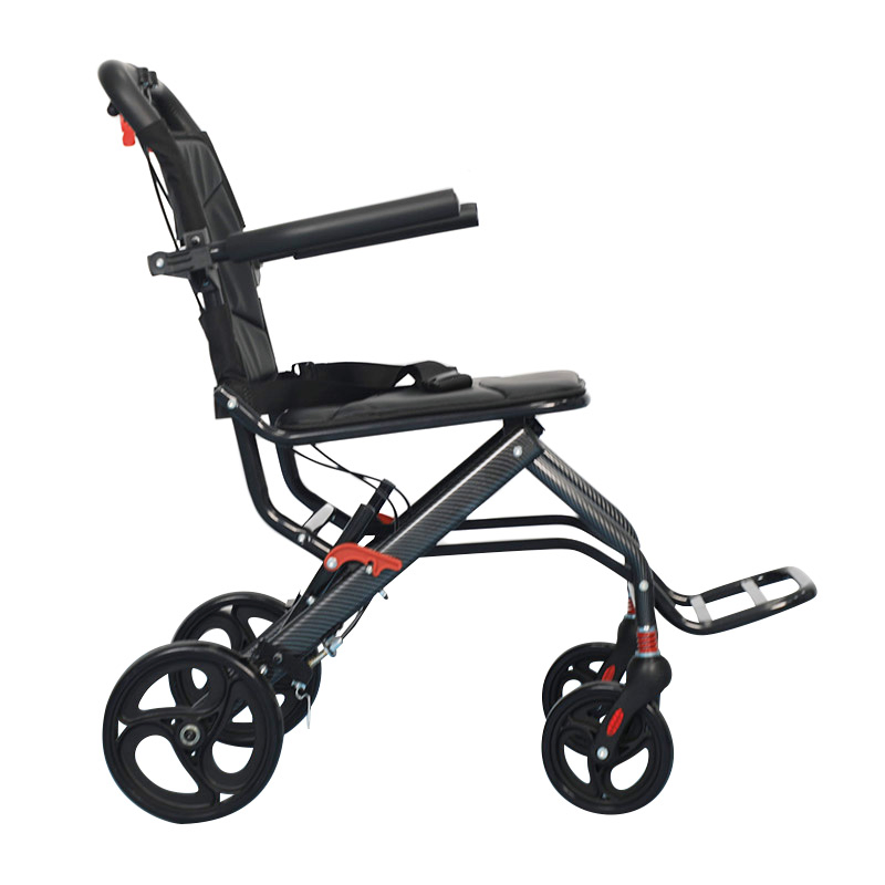 Manual Foldable Transport Wheelchair Adults Rehabilitation Therapy Supplies