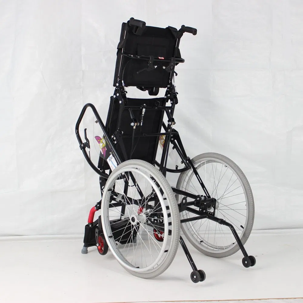 Best Selling Steel All Terrain Wheelchair Hospital Manual Folding Wheelchair for Old People