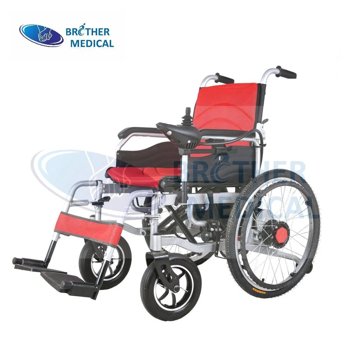 New Design Electric Lightweight Silla De Ruedas Manual Control Wheelchair with Battery