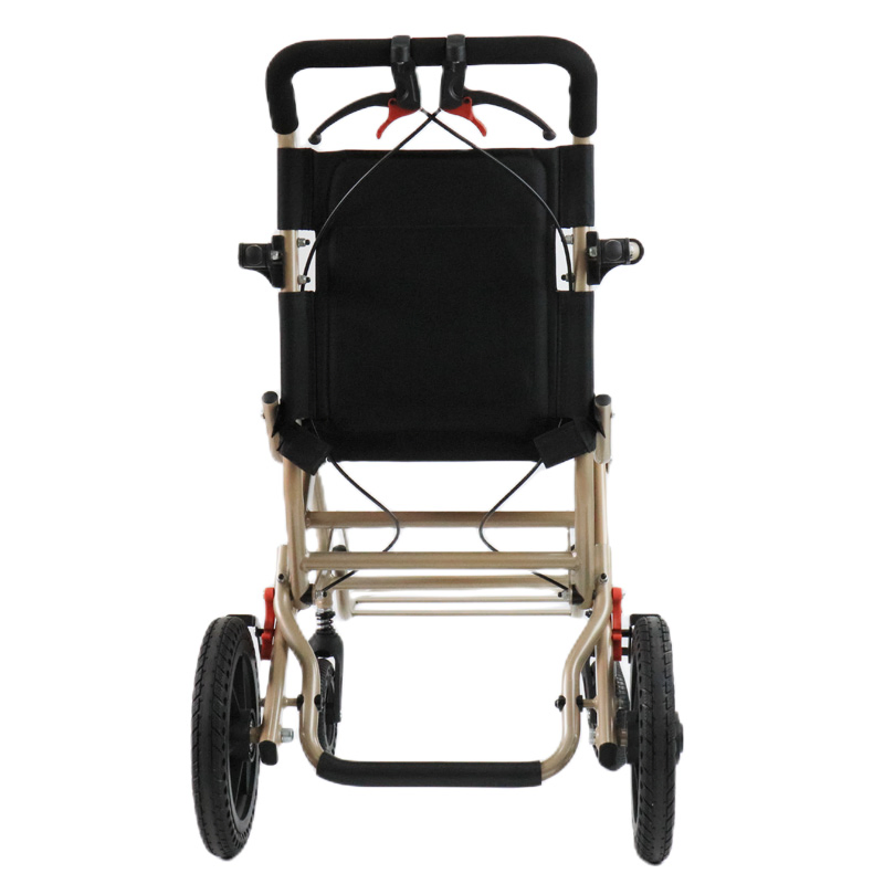 8.5kg Travelling Lightweight Folding Hospital Manual Wheelchair