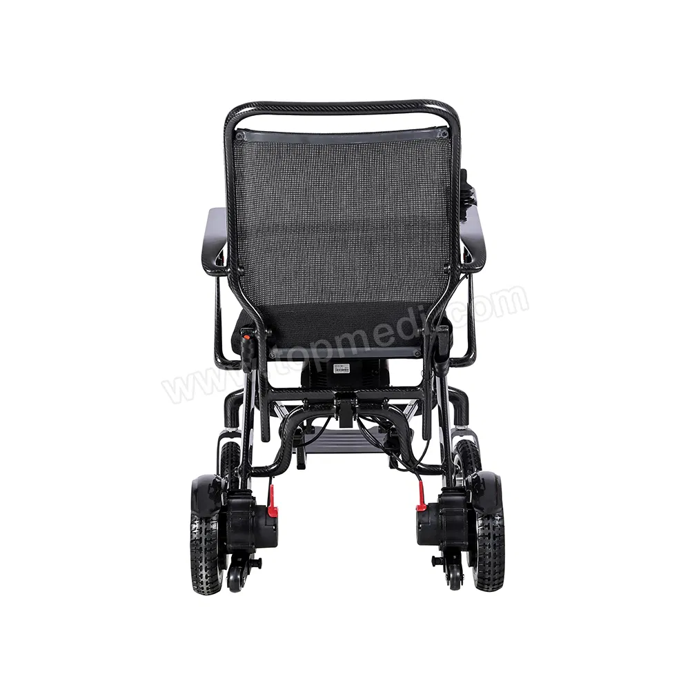 Luxury Carbon Fiber Power Wheelchair – Indoor/Outdoor, Lightweight &amp; Space-Saving
