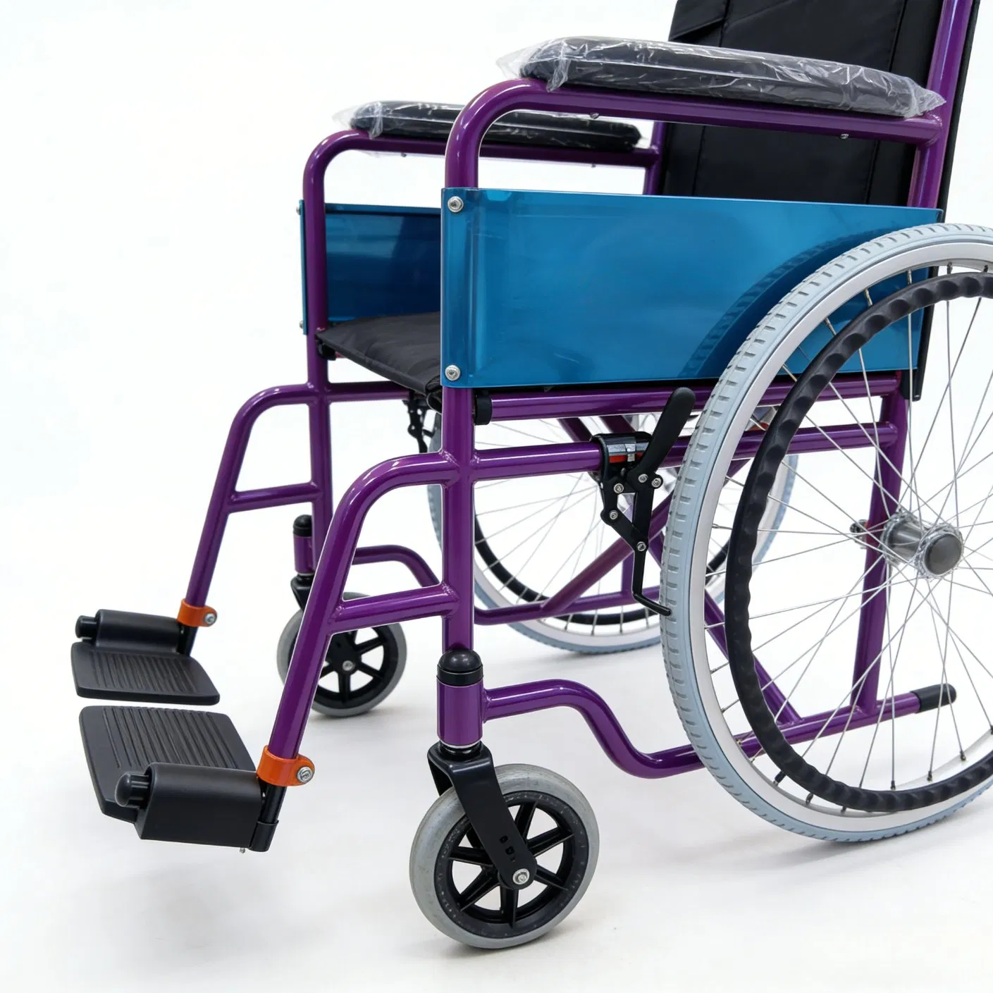 Basic Pediatric Wheelchair Manual Type with Custom Seat Width