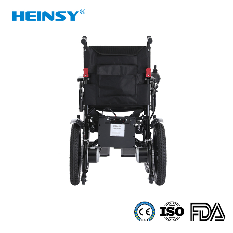 Hes-310c Carbon Steel Medical Equipment Power Electric Pediatric Wheelchair Children Electric Wheelchair Foldable