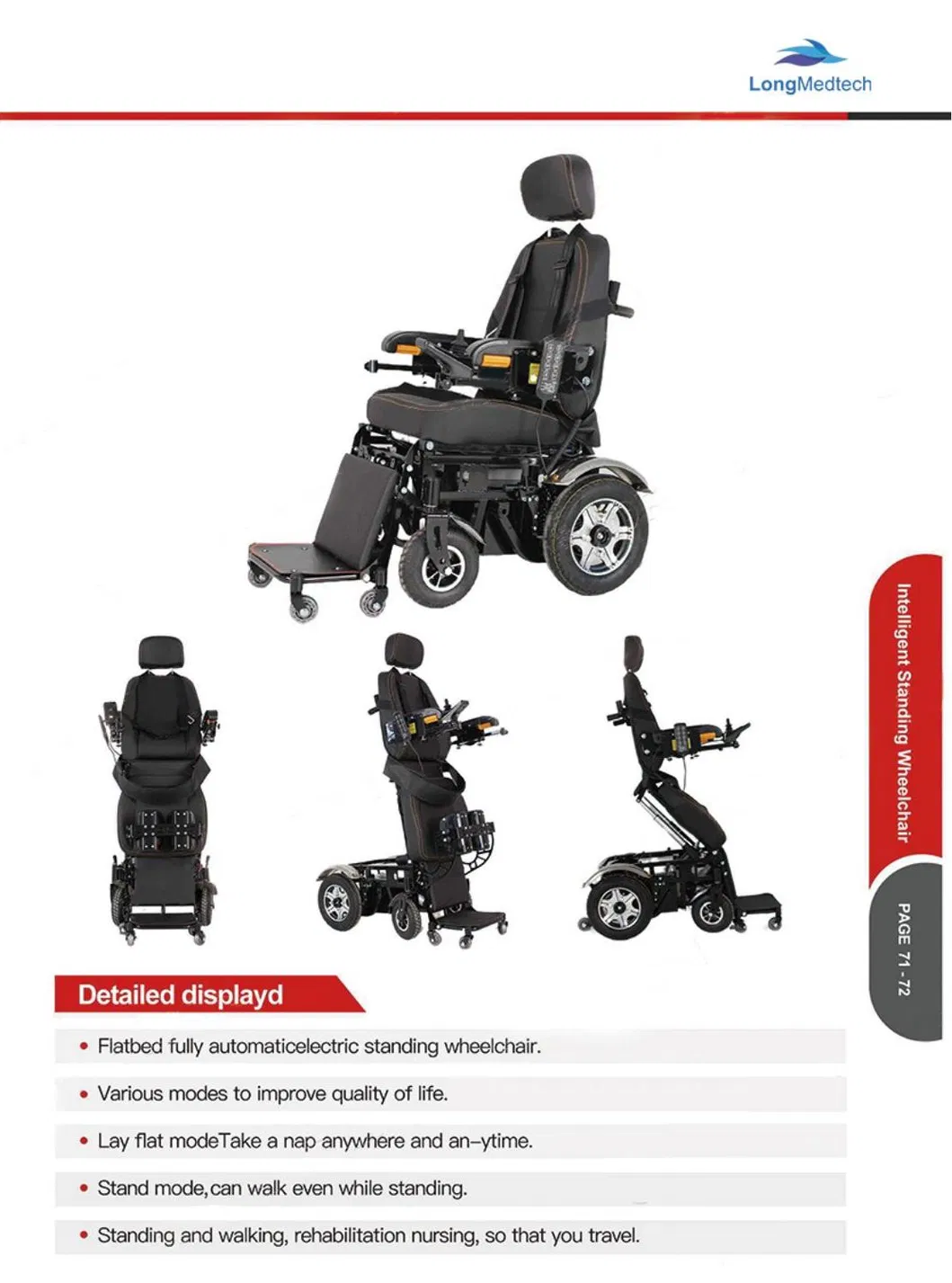 Electric Standing Wheelchair Details