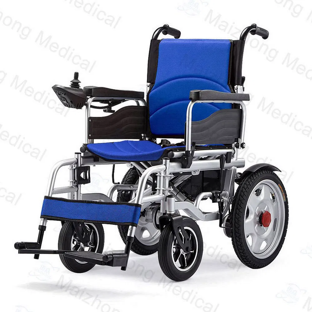 Stable Wc-E01 Folding Electric Chinese Wheelchair for Hospital Ward Transport