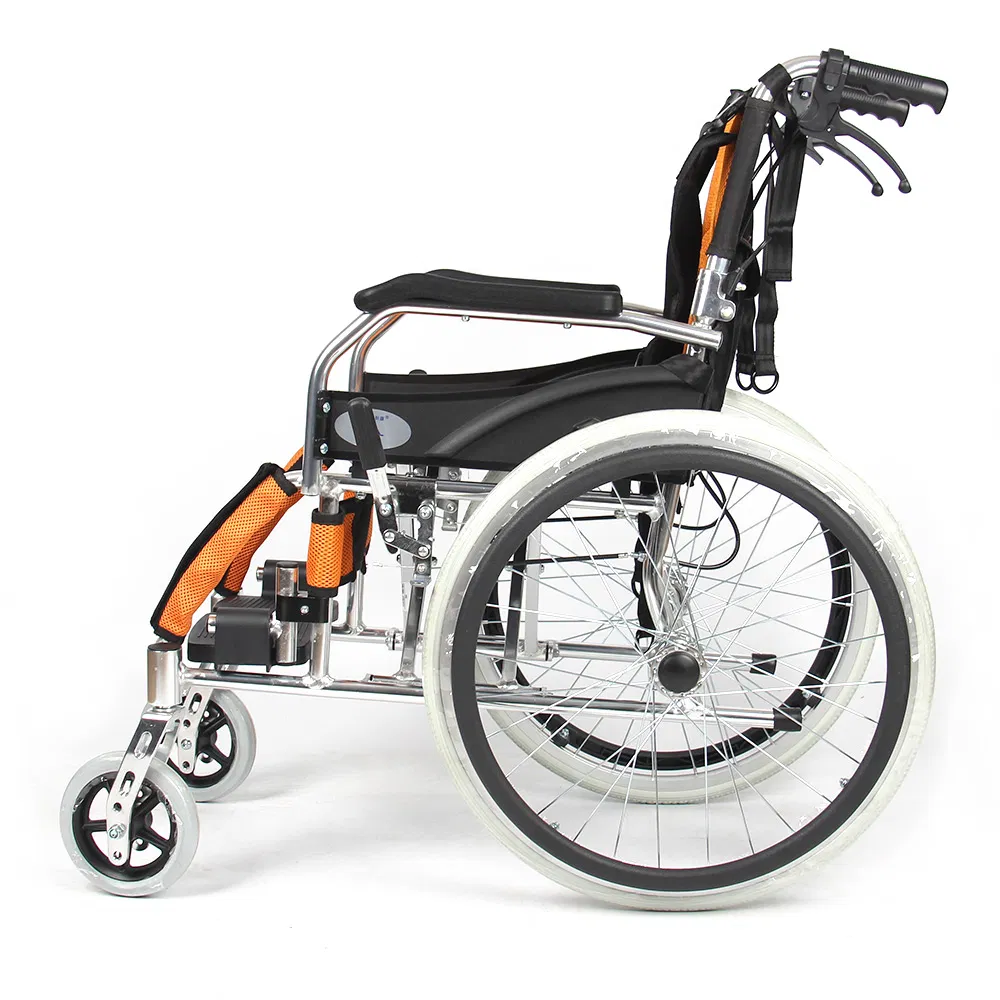 Compact Self Propelled Pediatric Aluminium Manual Wheelchair for Children 12 Inch Seat Width