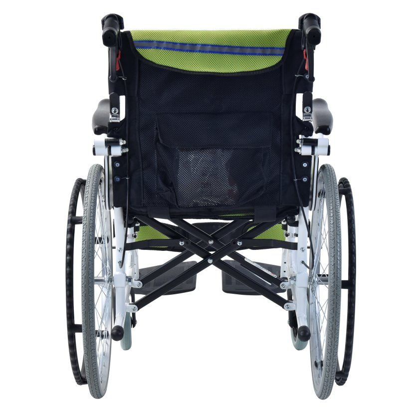 Foldable Self-Locking Care Brake Medical Supplies Home Hospital Use Manual Wheelchair