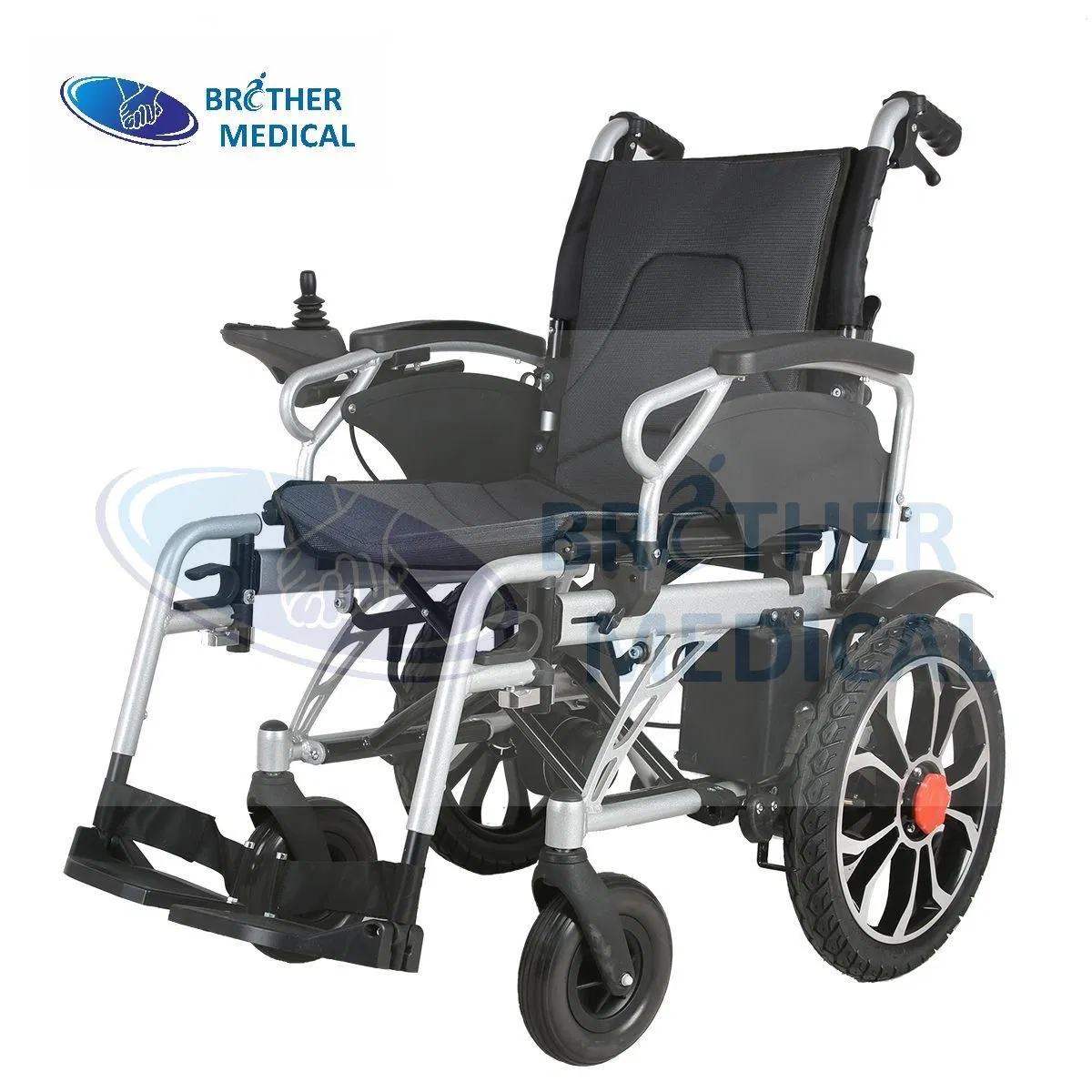 New Design Electric Lightweight Silla De Ruedas Manual Control Wheelchair with Battery