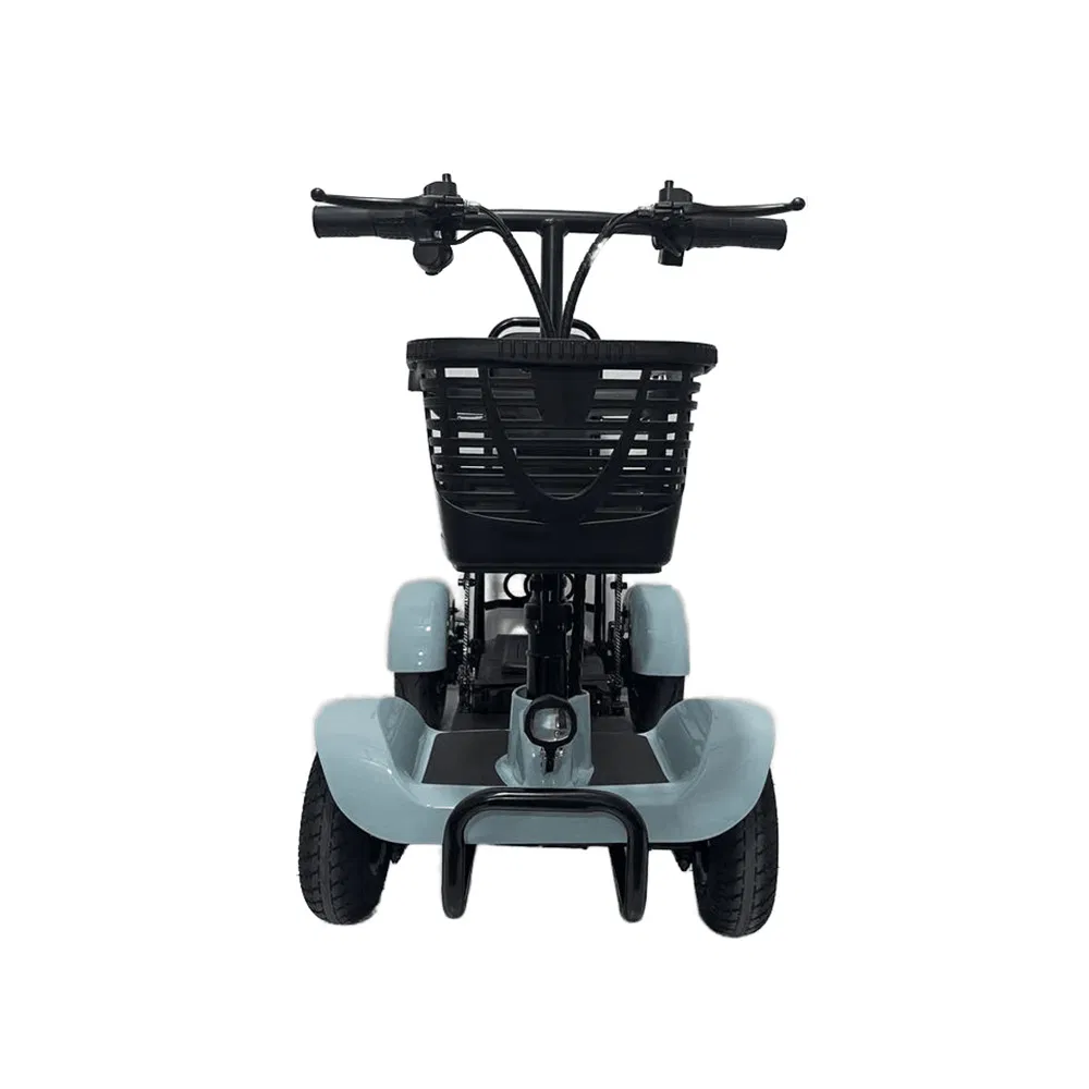 Foldable Electric 4-Wheel Scooter - Senior Mobility Compact Portable Leisure Disabled Ebike