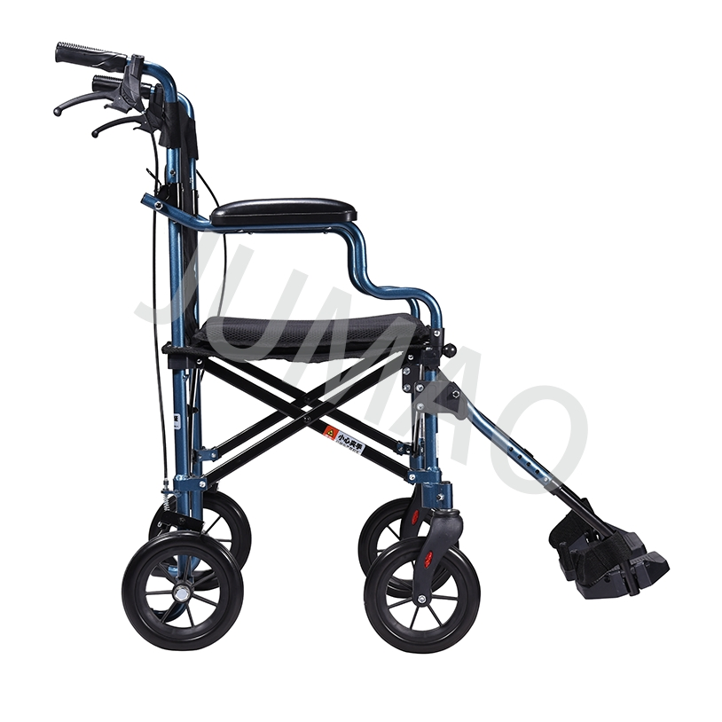 Durable Lightweight Transport Wheelchair with 250lb Load Capacity