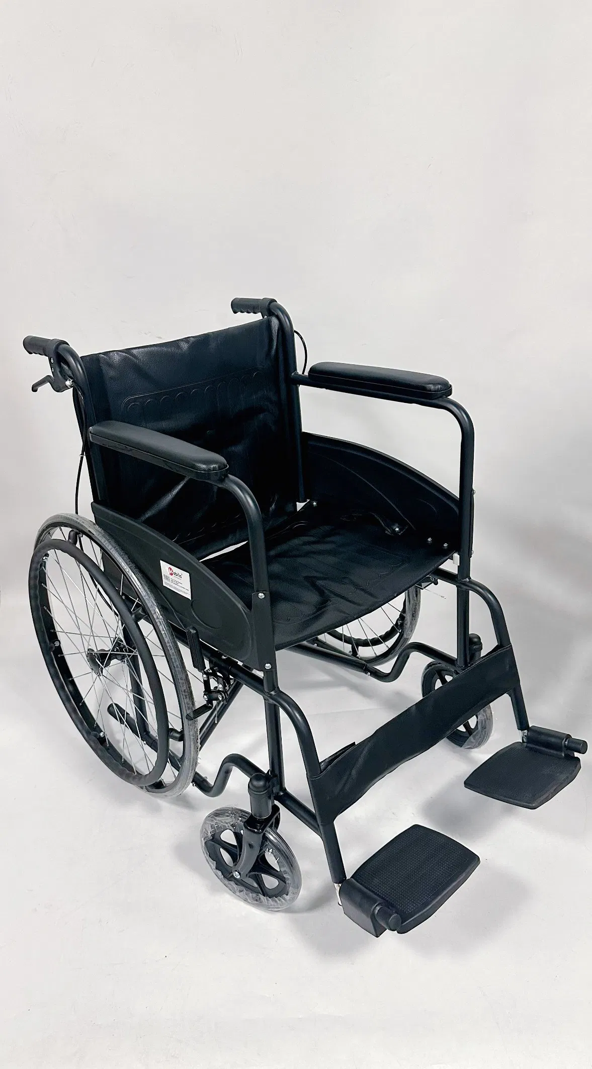 Heavy Duty Steel Manual Wheelchair Wide for Fat Person
