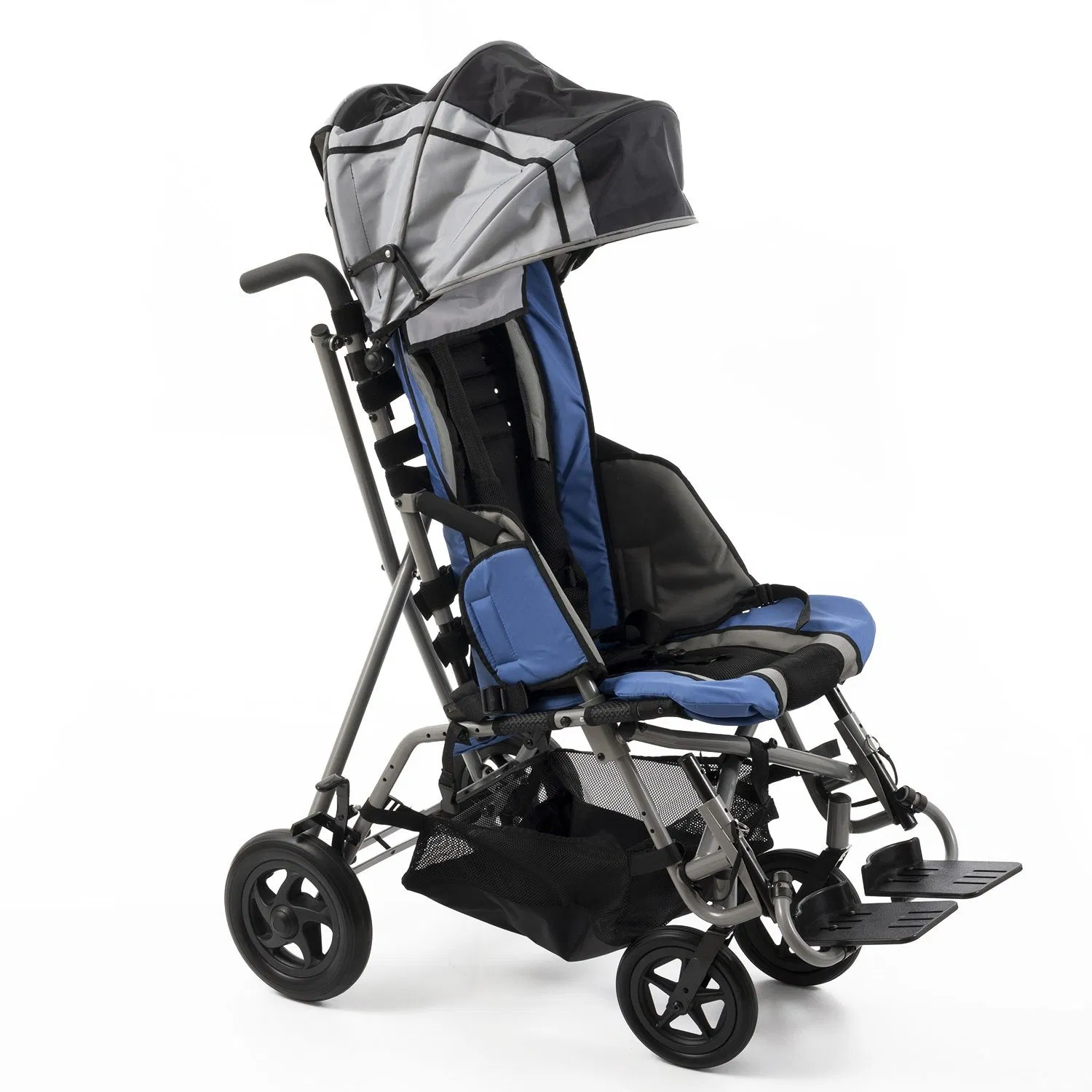 Pediatric Equipment High Back Reclining Cerebral Palsy Baby Foldable Children Wheelchair Trolley for Kids