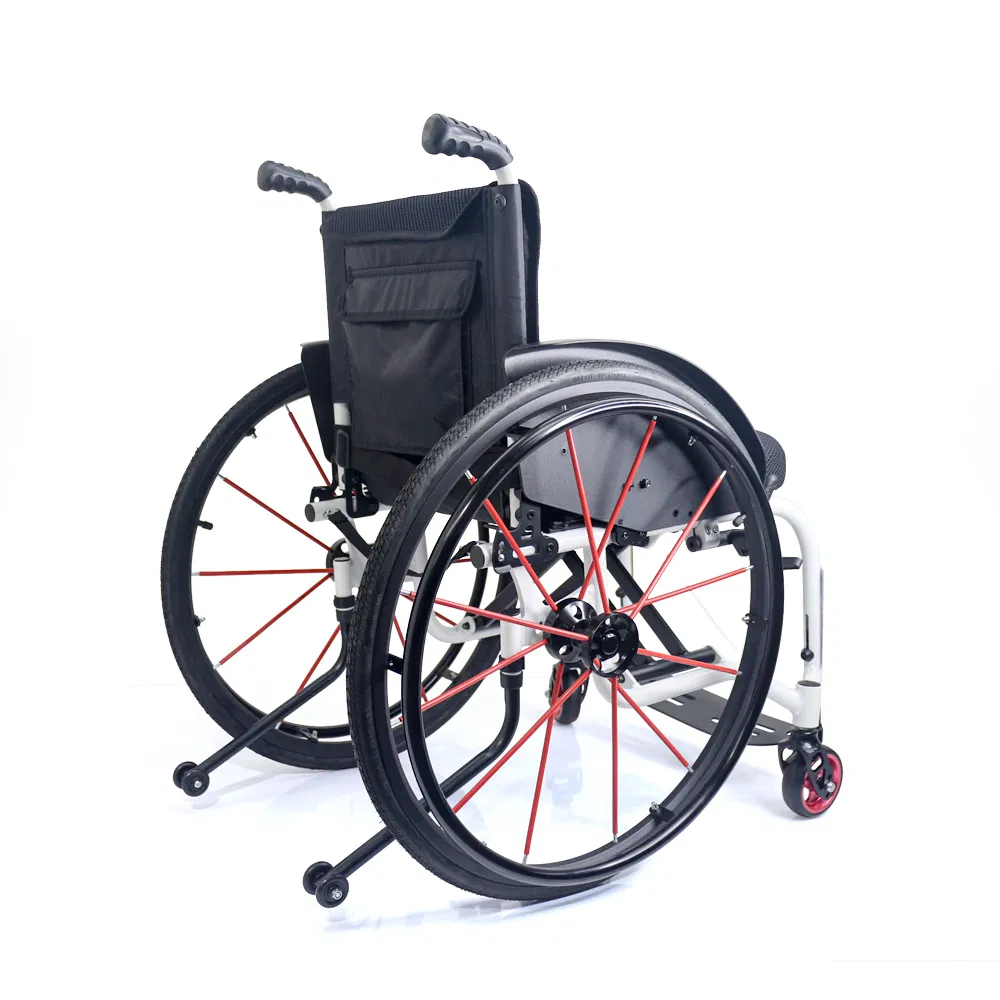 Quick Release Rear Wheels Manual Lightweight Professional Leisure Sports Wheelchair