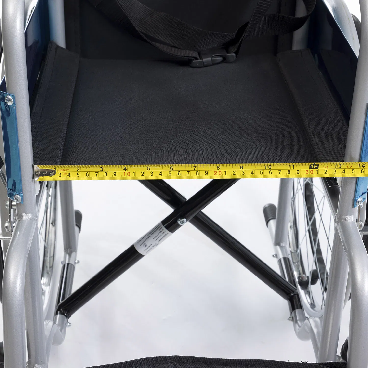 Economy Folding Coated Pediatric Manual Wheelchair for Kids Children Portable Self Propelled Narrow Seat 35 Cm