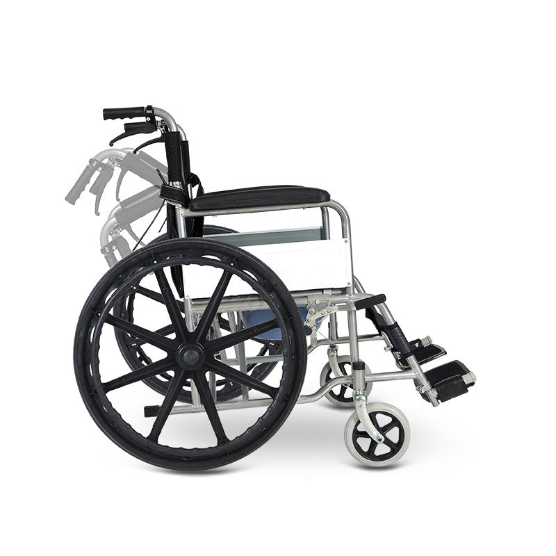 Folding Aluminum Alloy Transport Wheel Chair Lightweight Manual Wheelchair
