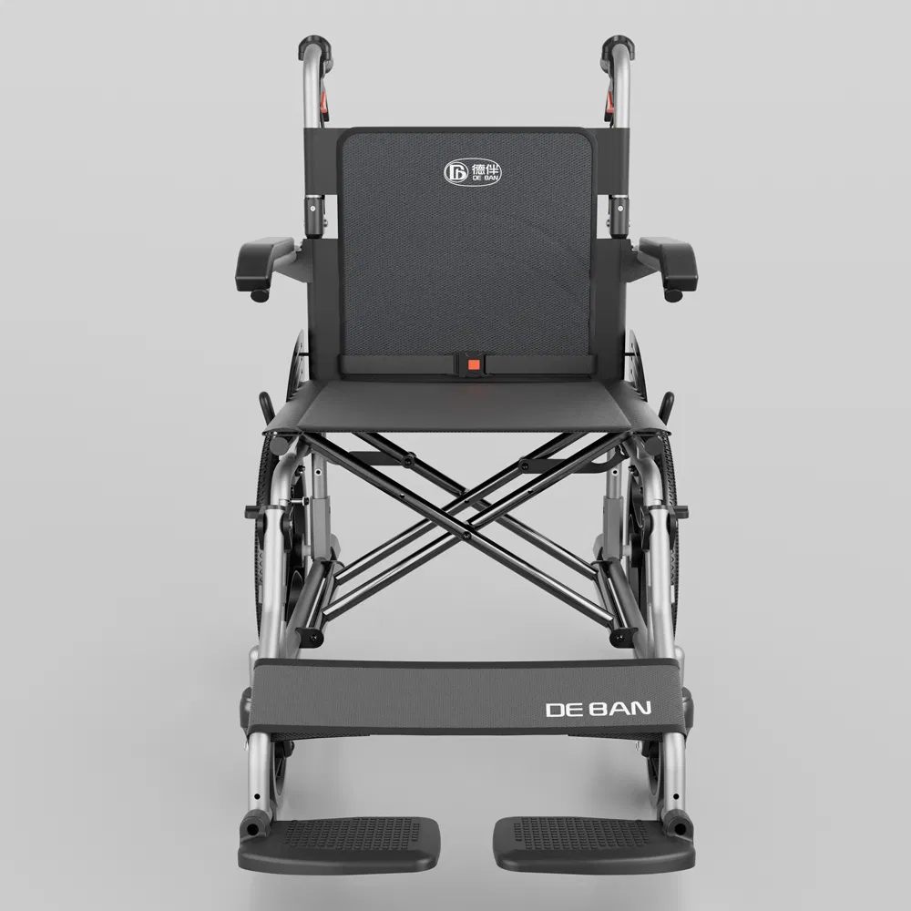 New Stylish Design Aluminium Manual Wheelchair Lightweight Good on All Terrain