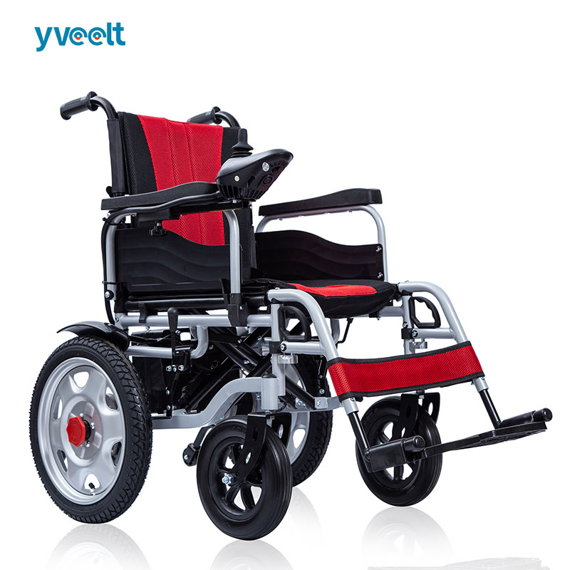 Yveelt Cheap Price Remote Control Foldable Power Wheel Chair Portable Folding Electric Wheelchair Silla De Rueda for Handicapped