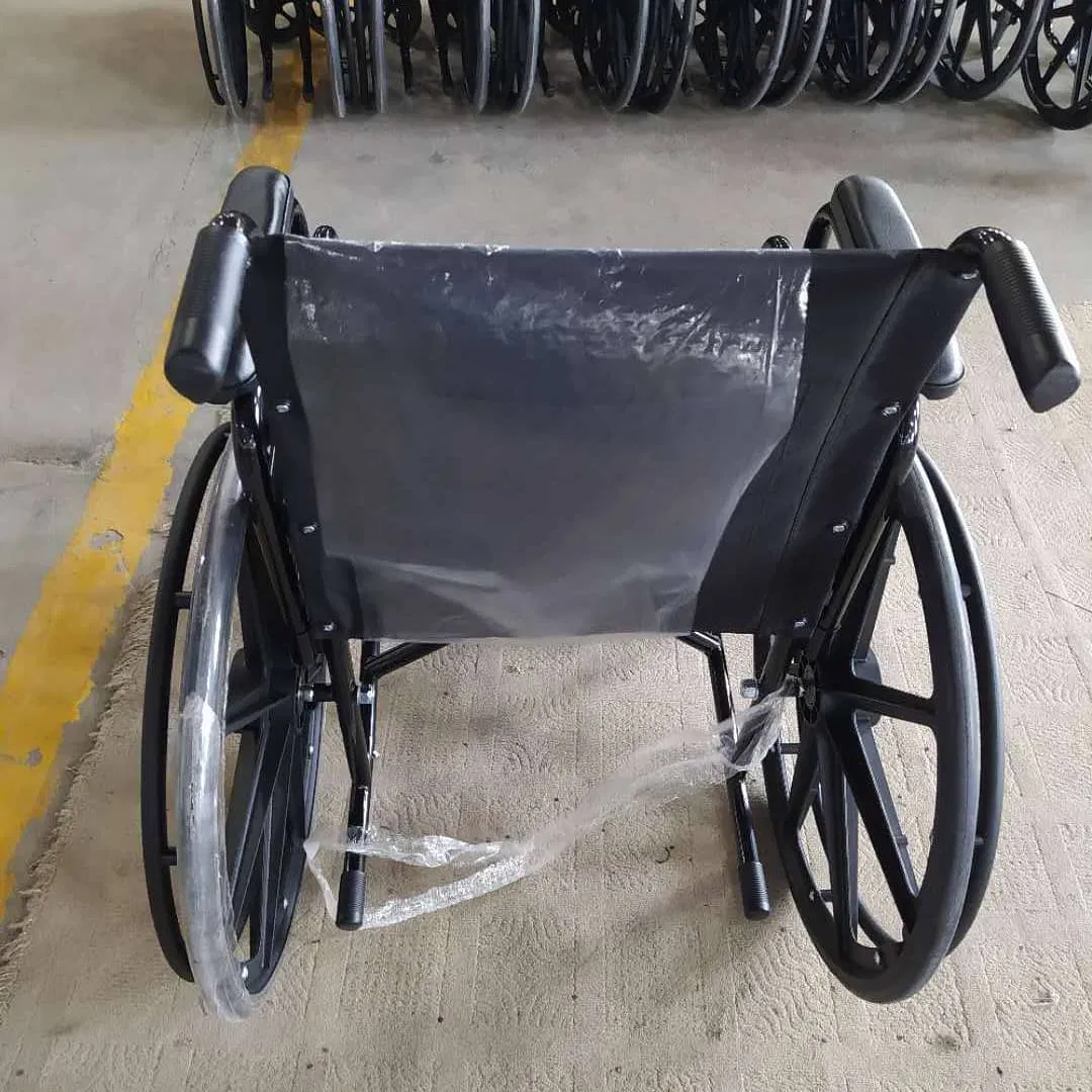 Outdoor Folding Medical Transport Children Wheel Chair Manual Sillas De Ruedas Transferencia Wheelchair with Hand Brakes for Disabled People