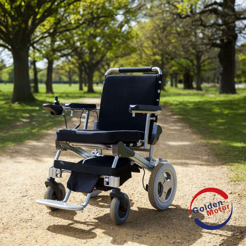 E-Throne Compact Size Folding Electric Power Wheelchair for Indoors and Outdoors