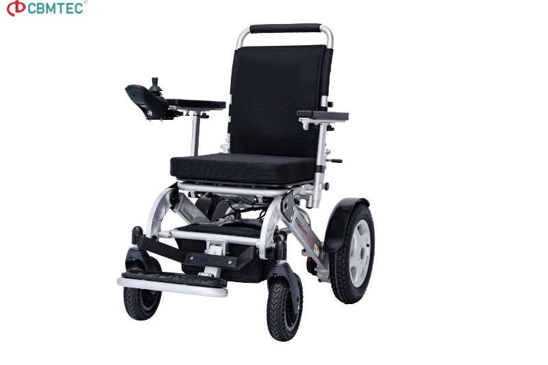 The Lightweight Folding All Terrain Travel Steel Manual Wheelchair for Elderly Person