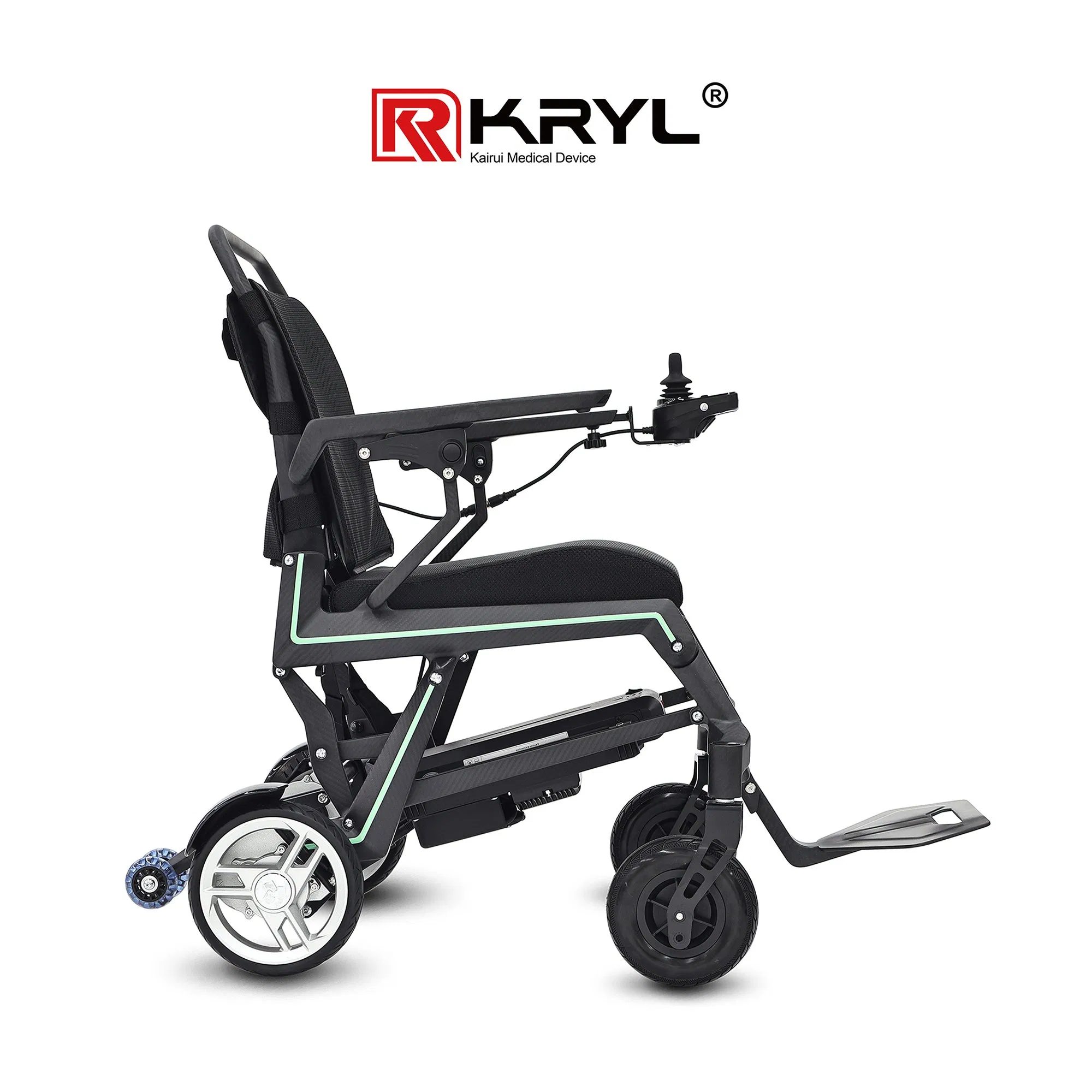 Super Light Power Travelling Outdoor Electric Folding Carbon Fiber Wheelchair for The Disabled