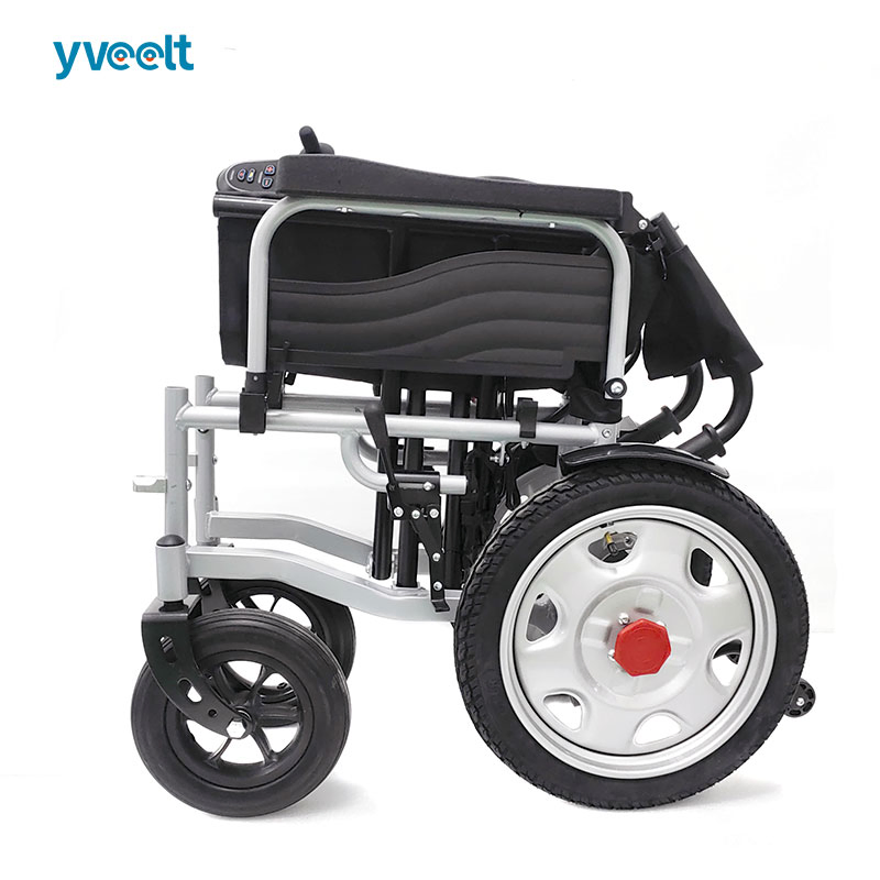 Yveelt Cheap Price Remote Control Foldable Power Wheel Chair Portable Folding Electric Wheelchair Silla De Rueda for Handicapped
