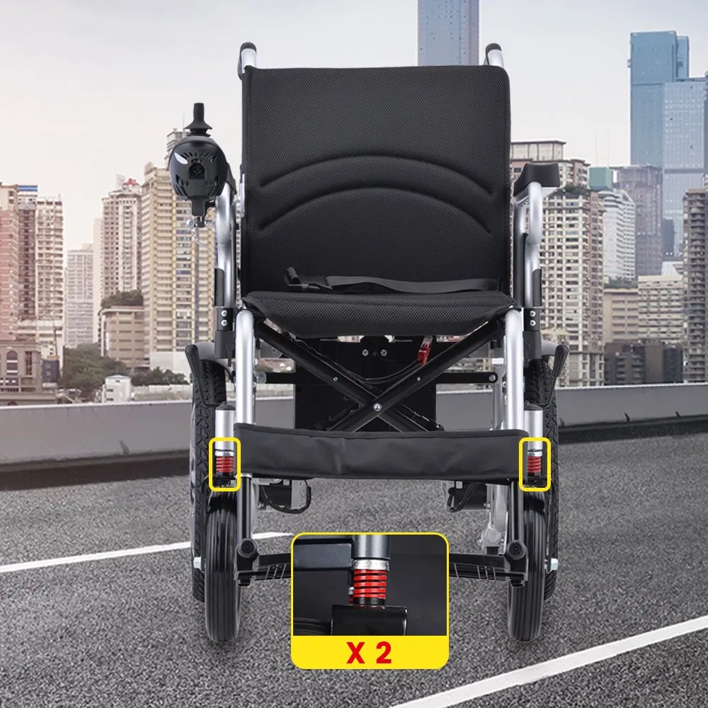 Ksm-501p Cheapest All Terrain Folding Electric Wheelchair Price Cheap Power Wheel Chair for Handicapped