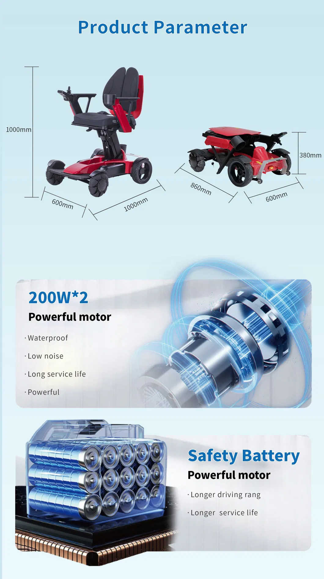 Electric Wheelchair View 2