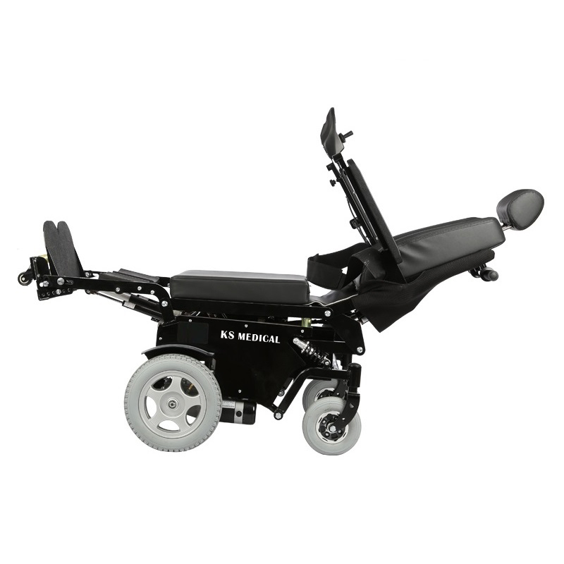 Ksm-311 Standing Electric Wheelchair Heavy Duty Rehabilitation Equipment Wheelchair Recline Standing Wheel Chair