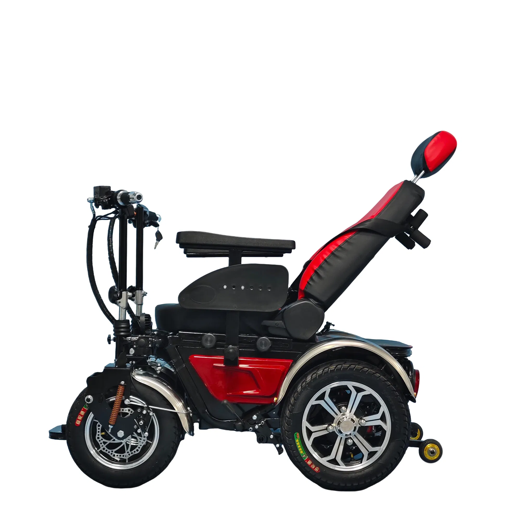 Pediatric Adjustable Electric Wheelchair with Growth-Adjustable Frame &amp; Safety Harness